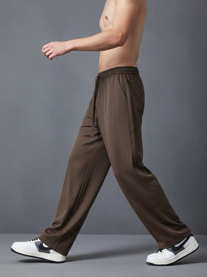 Men's casual stretch anti-wrinkle pants in various views