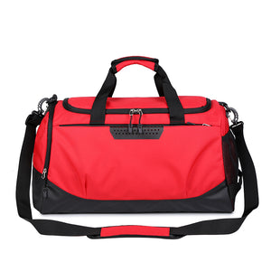 Large capacity dry wet separation gym bag in various colors