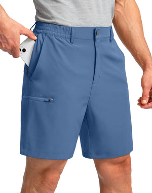 Men's outdoor sports shorts with multiple pockets in various colors