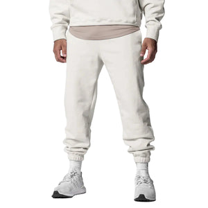 Men's cotton hooded training set with sweatpants in various colors