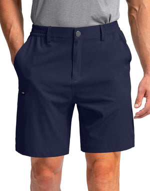 Men's outdoor sports shorts with multiple pockets in various colors