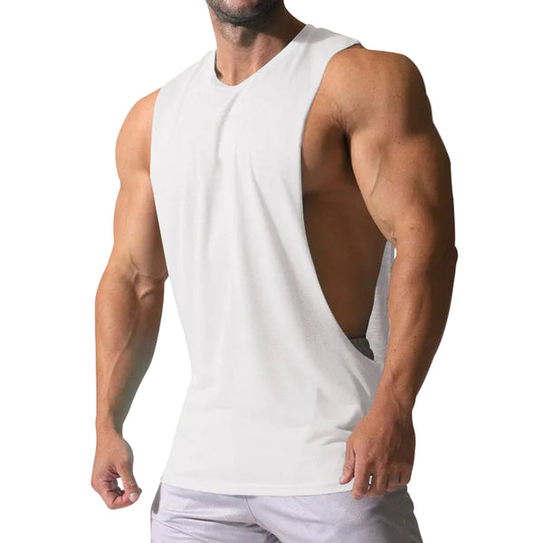 MEN'S SLEEVELESS FITNESS VEST MULTI-COLOR